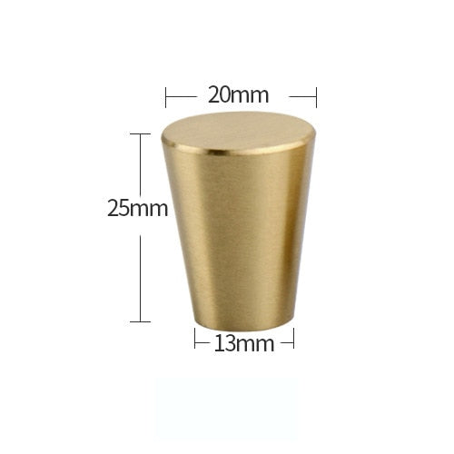 Brass Furniture Handles Copper Cabinet Knobs - KiwisLove