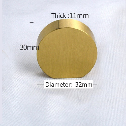Brass Furniture Handles Copper Cabinet Knobs - KiwisLove