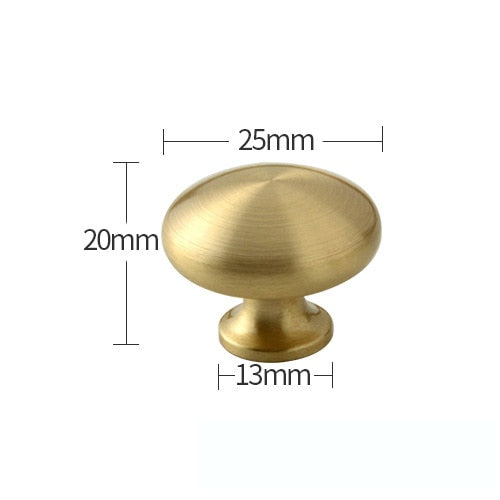 Brass Furniture Handles Copper Cabinet Knobs - KiwisLove