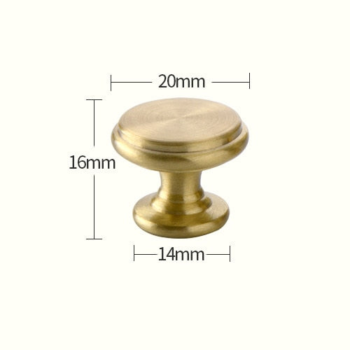 Brass Furniture Handles Copper Cabinet Knobs - KiwisLove