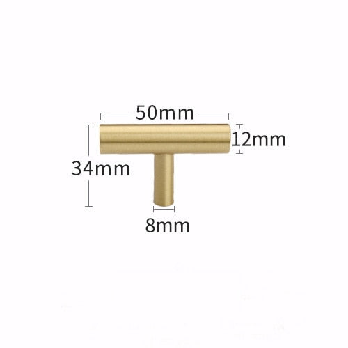 Brass Furniture Handles Copper Cabinet Knobs - KiwisLove