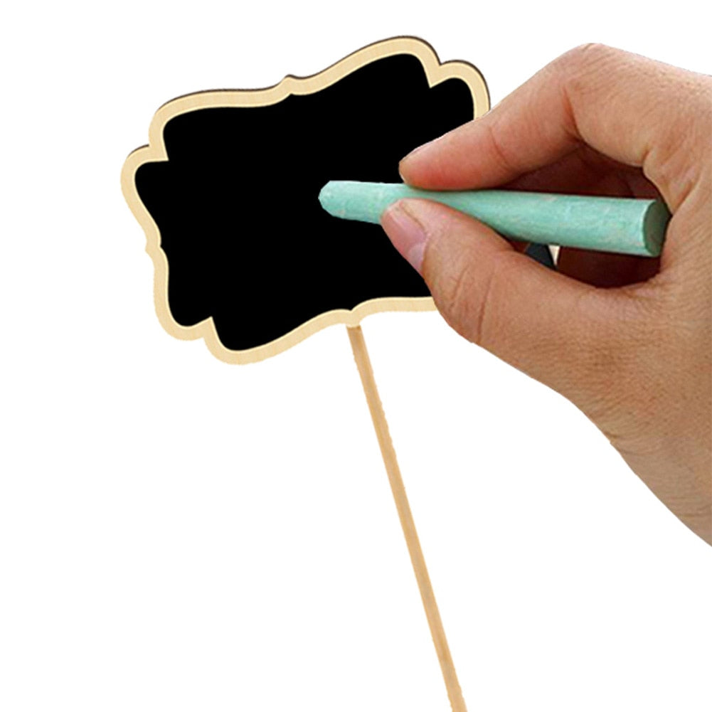 10pcs Garden Markers Easy Write Wooden Labels - KiwisLove