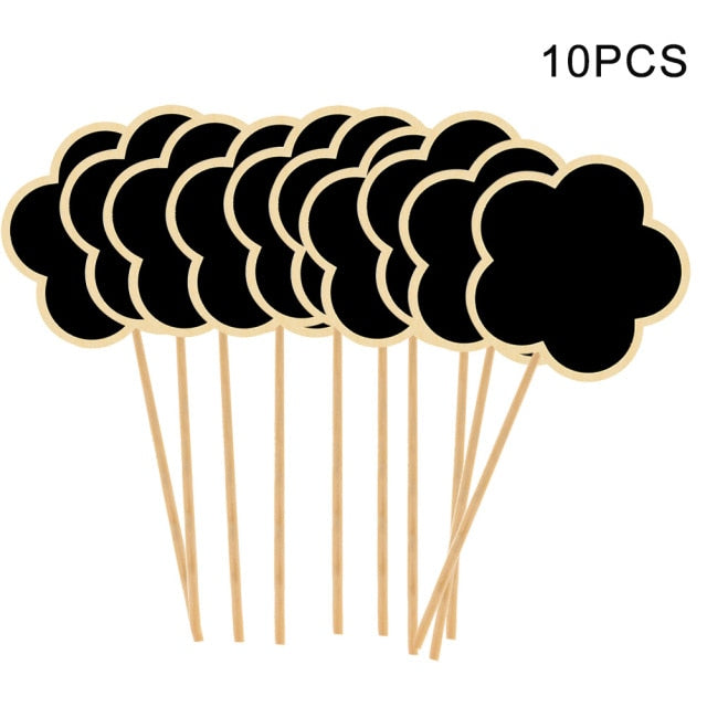 10pcs Garden Markers Easy Write Wooden Labels - KiwisLove