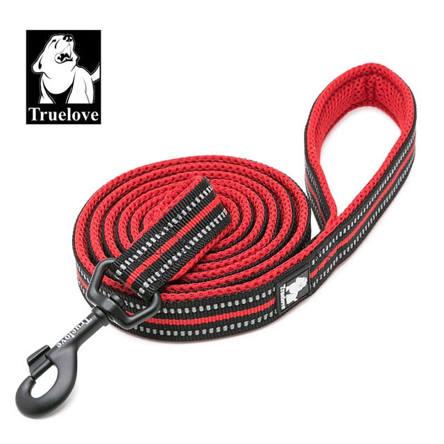 Truelove Soft Dog Pet Leash in Harness and Collar Reflective Nylon Mesh TLL2112 - KiwisLove