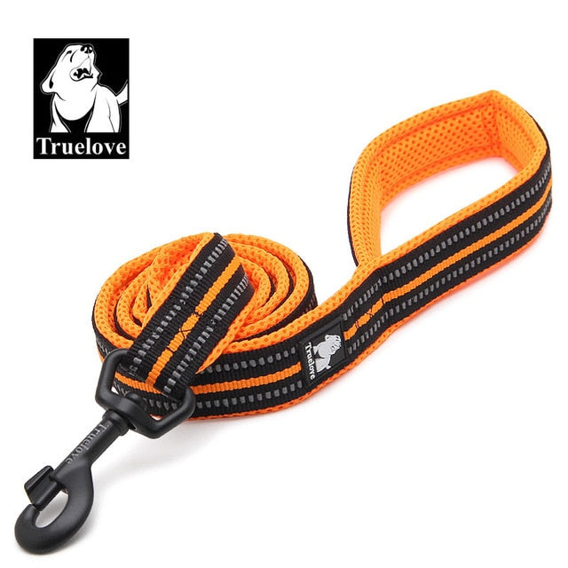 Truelove Soft Dog Pet Leash in Harness and Collar Reflective Nylon Mesh TLL2112 - KiwisLove