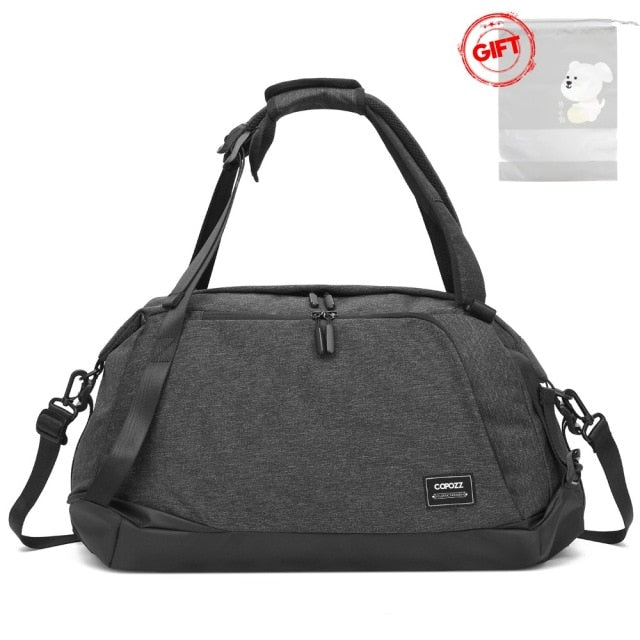 COPOZZ Sport Gym Bag 35-55L with Shoes Compartment Waterproof Bag - KiwisLove