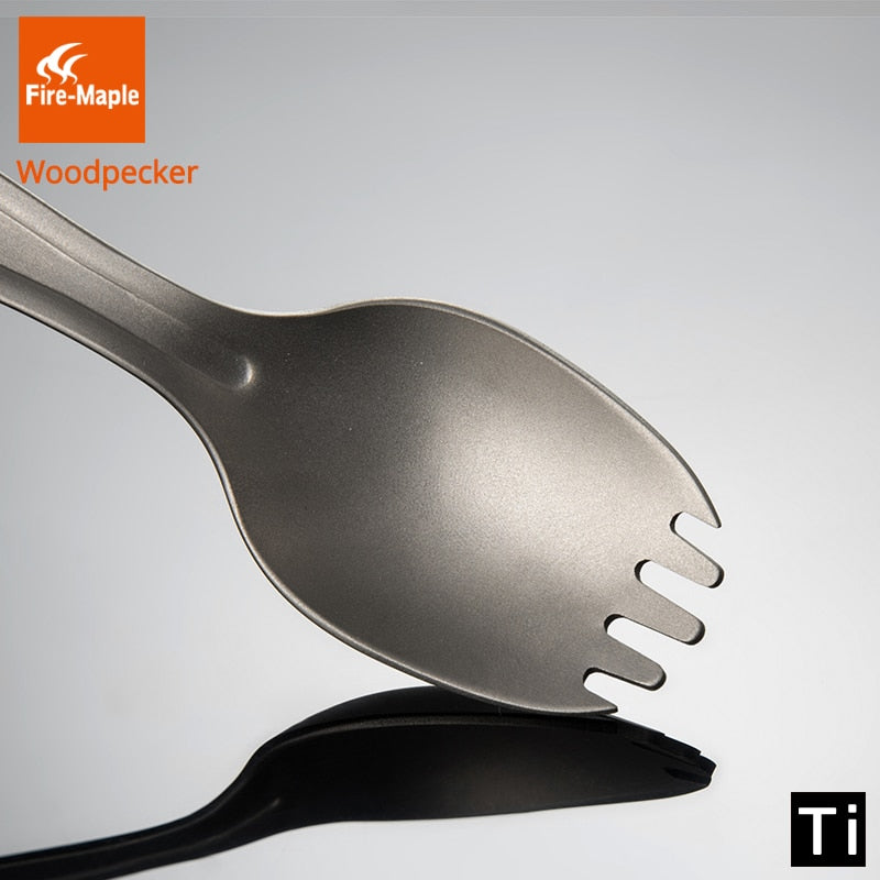 Fire Maple Titanium Spork With Multi Function Punch Ultralight - KiwisLove