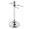 QSHAVE Men Razor Holder Stainless Steel Shaving Brush Stand - KiwisLove