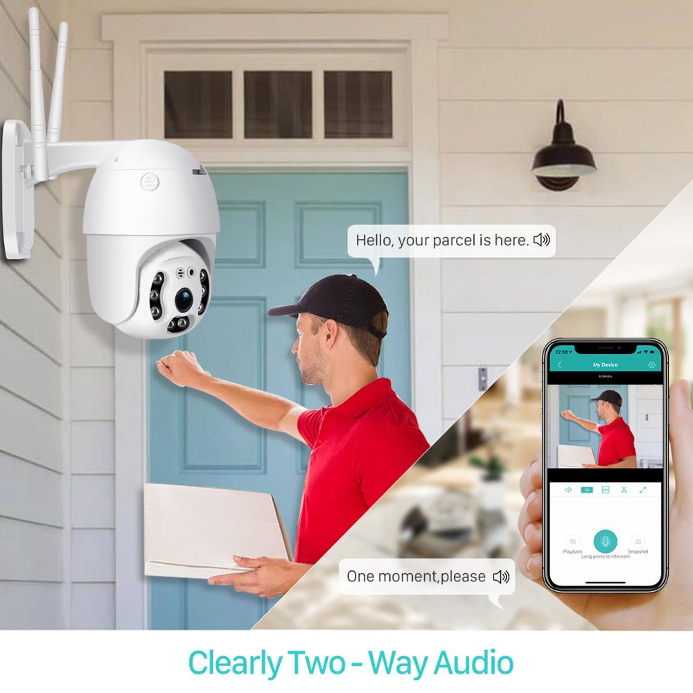Security Camera WIFI Outdoor PTZ Speed Dome Wireless - KiwisLove