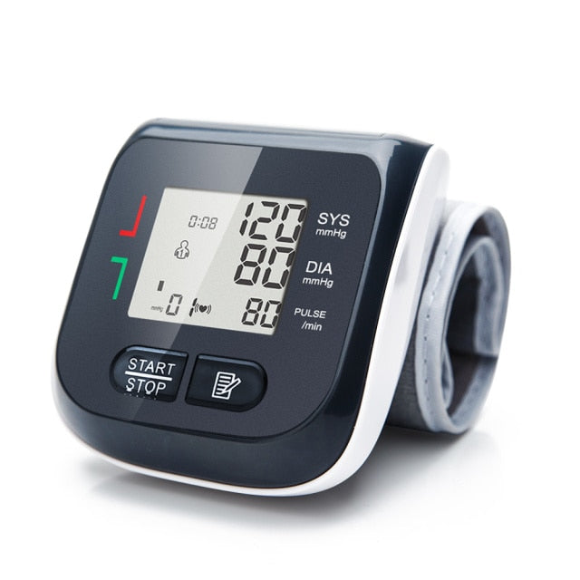 Yongrow Medical Wrist Blood Pressure Monitor Heart Rate Pulse Meter  Sphygmomanometer PR - KiwisLove