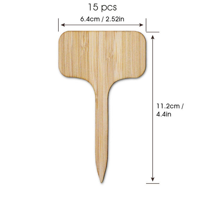 Bamboo Plant Labels Eco-Friendly - KiwisLove