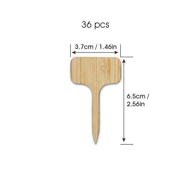 Bamboo Plant Labels Eco-Friendly - KiwisLove