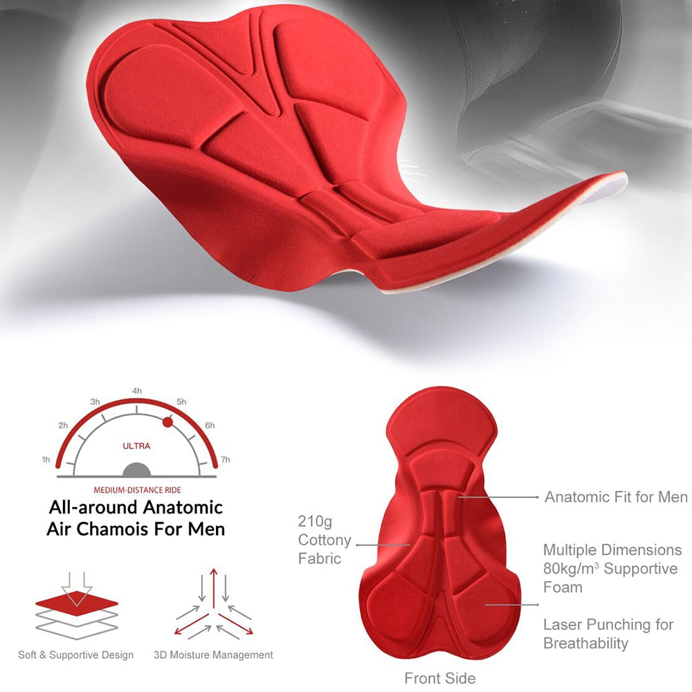 RION Cycling Bibs Shorts Mountain Bike Breathable Men's - KiwisLove