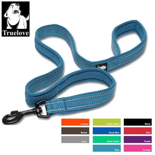 Truelove Soft Dog Pet Leash in Harness and Collar Reflective Nylon Mesh TLL2111 - KiwisLove