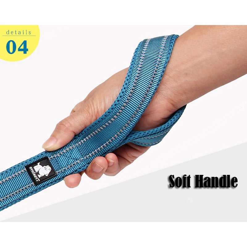 Truelove Soft Dog Pet Leash in Harness and Collar Reflective Nylon Mesh TLL2111 - KiwisLove