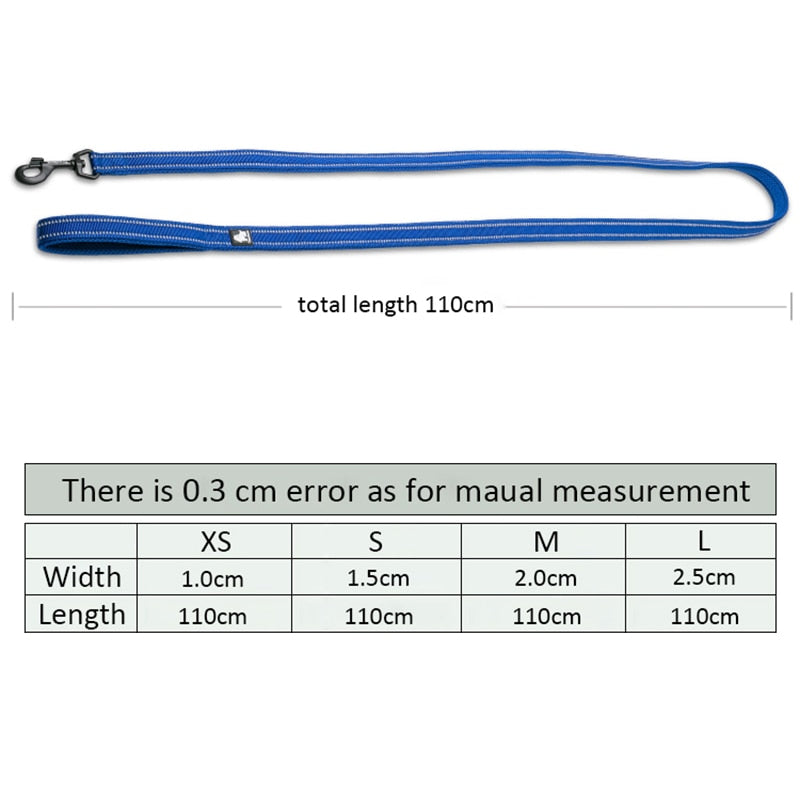 Truelove Soft Dog Pet Leash in Harness and Collar Reflective Nylon Mesh TLL2111 - KiwisLove