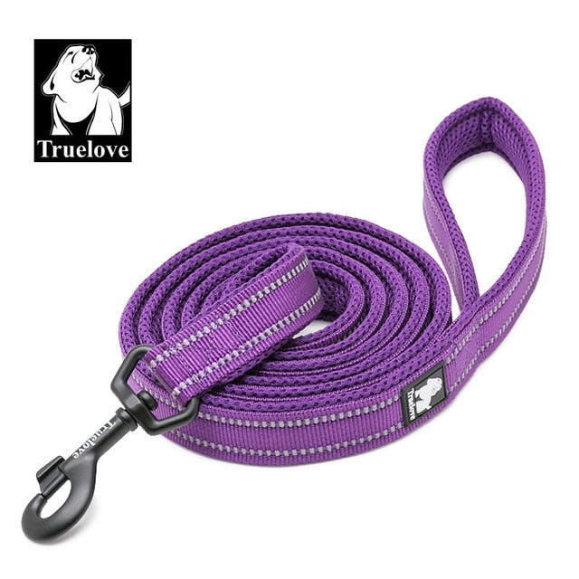 Truelove Soft Dog Pet Leash in Harness and Collar Reflective Nylon Mesh TLL2111 - KiwisLove