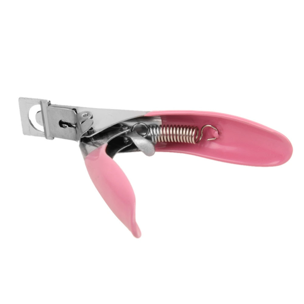 False Nail Tips Trimmer Manicure Clipper Cutter Nail Tool Stainless Steel Acrylic UV Gel - KiwisLove
