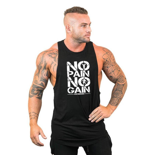 2021 New Mens Bodybuilding Hooded Tank Top Cotton - KiwisLove