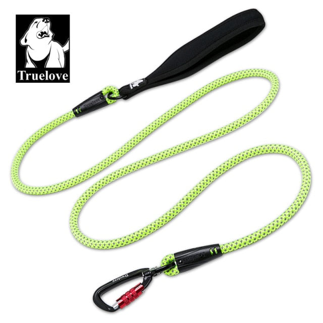 TrueLove Dog Pet Leash Reflective Aluminum -Alloy Hook Stainless Steel D-ring Neoprene Handle TLL2571 - KiwisLove