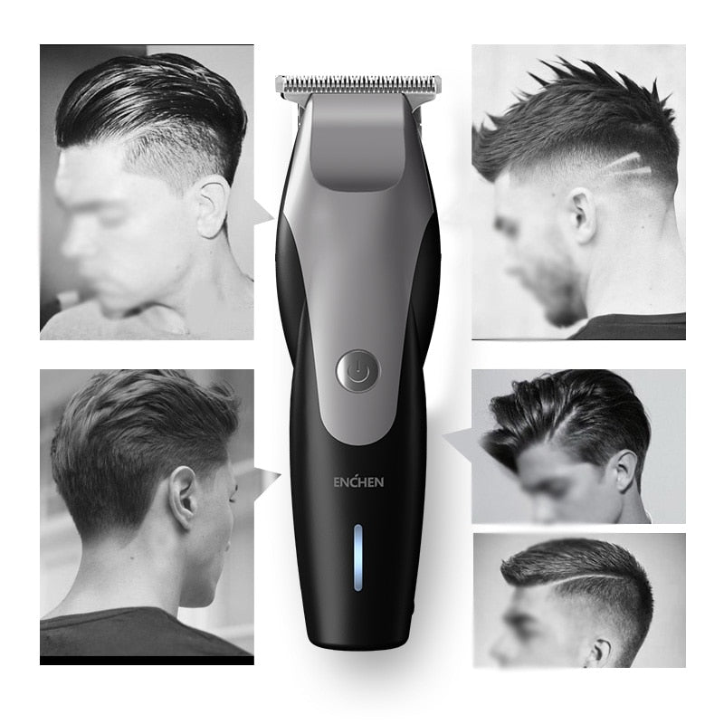 ENCHEN Men Electric Trimmer Hair Cutter Clipper Rechargeable Cordless - KiwisLove