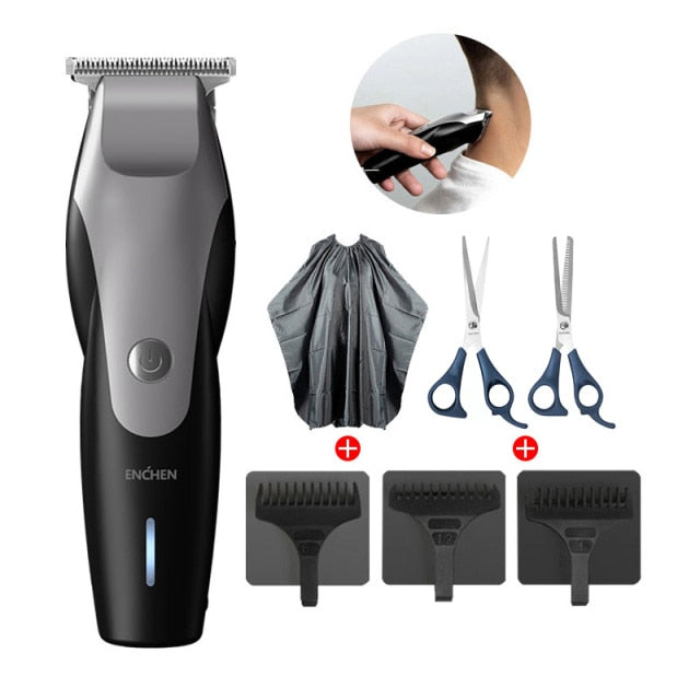 ENCHEN Men Electric Trimmer Hair Cutter Clipper Rechargeable Cordless - KiwisLove