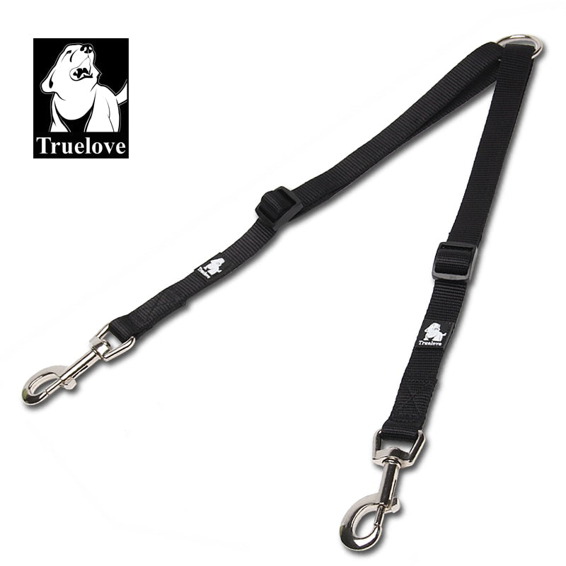 Truelove Nylon Double Dog Leash For Two Dogs Coupler No Tangle Pet Leash TLH2372 - KiwisLove