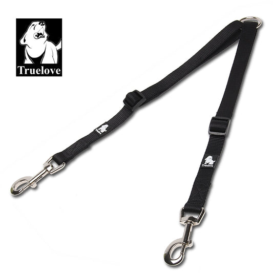 Truelove Nylon Double Dog Leash For Two Dogs Coupler No Tangle Pet Leash TLH2372 - KiwisLove