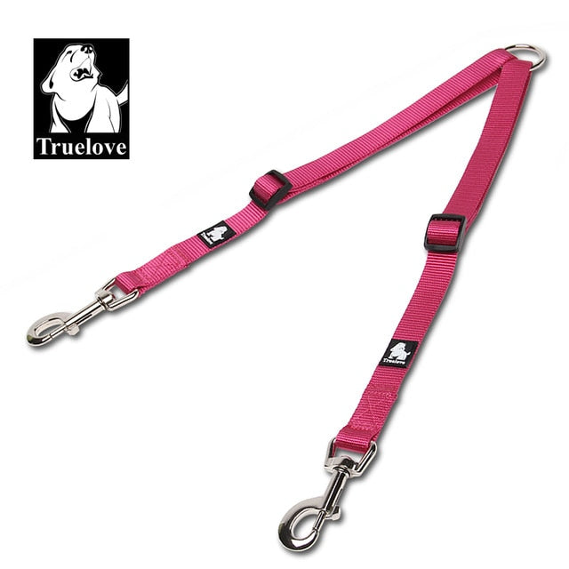 Truelove Nylon Double Dog Leash For Two Dogs Coupler No Tangle Pet Leash TLH2372 - KiwisLove
