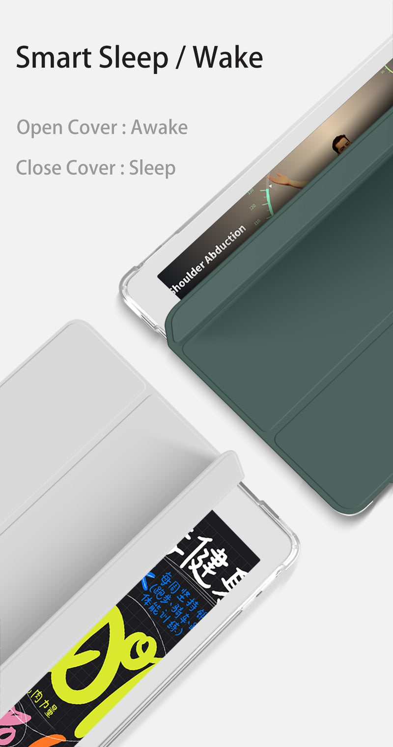2020 Pro 12.9 4th iPad silicone case with pencil holder - KiwisLove