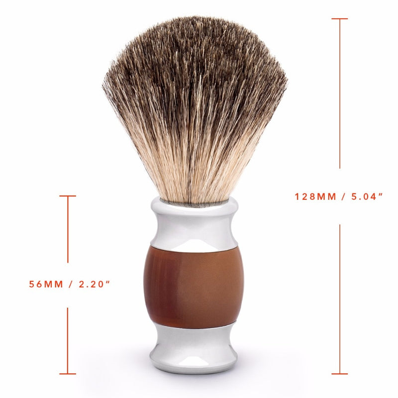 Qshave Pure Badger Shaving Brush for Double Edge Classic Safety Razor - KiwisLove