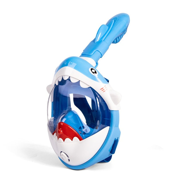 Kids Cartoon Swimming Full Face Snorkel Mask  Underwater Scuba Anti Fog - KiwisLove
