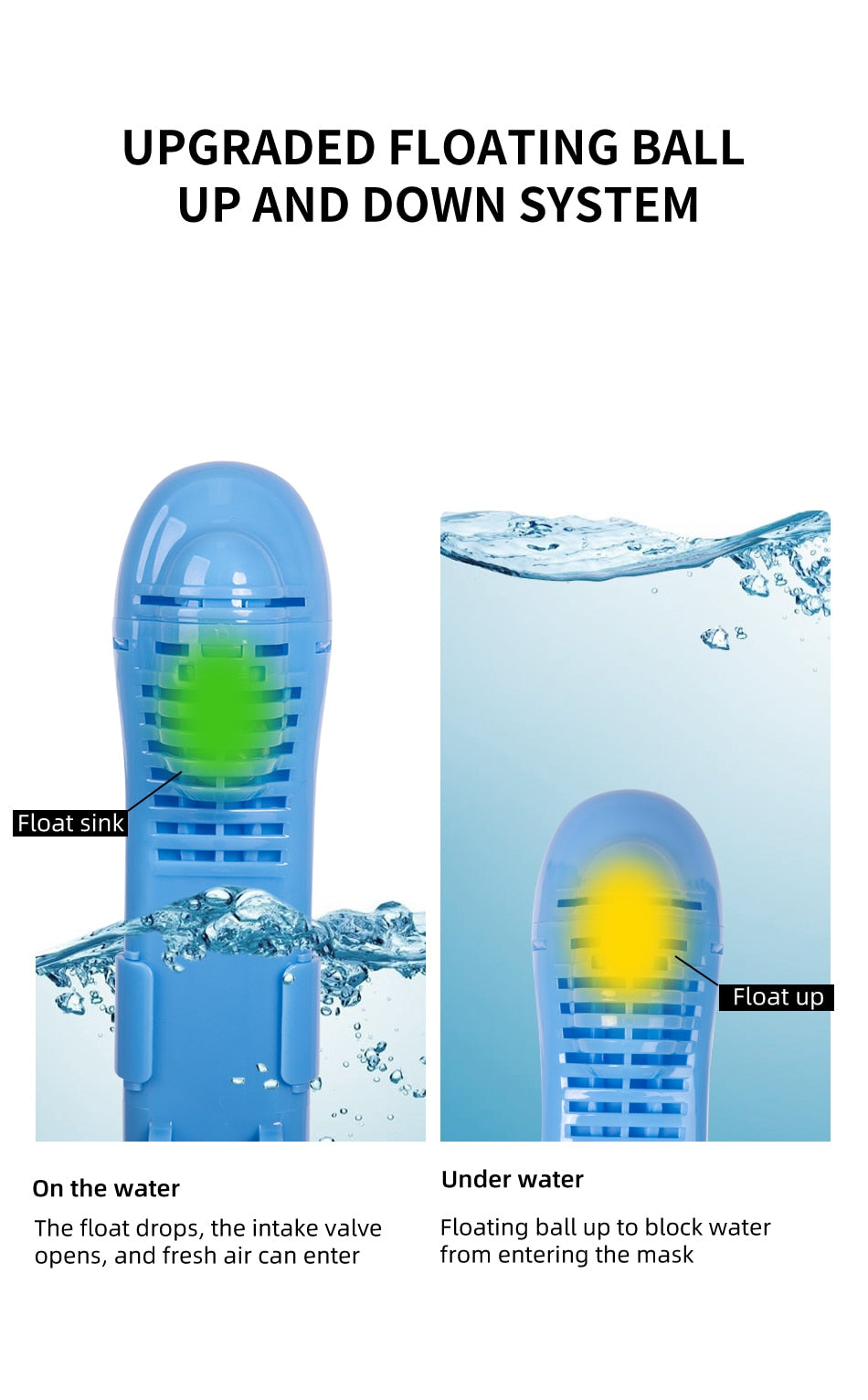 Kids Cartoon Swimming Full Face Snorkel Mask  Underwater Scuba Anti Fog - KiwisLove