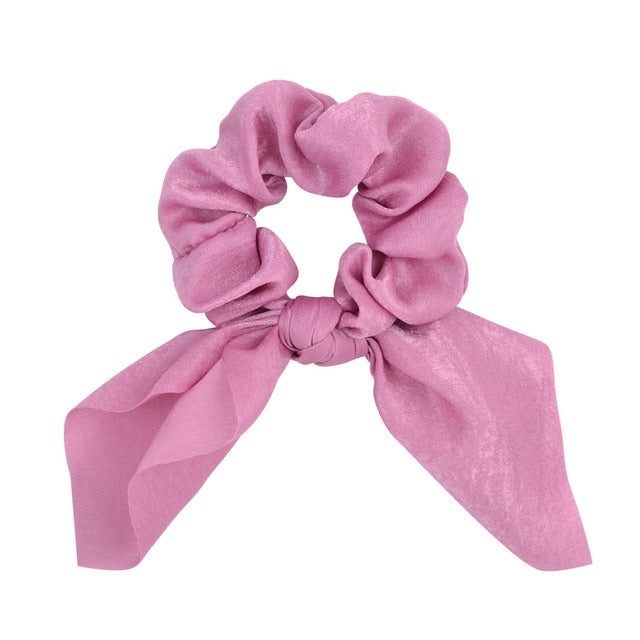 New Chiffon Bowknot Elastic Hair Bands - KiwisLove