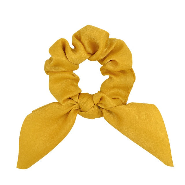 New Chiffon Bowknot Elastic Hair Bands - KiwisLove