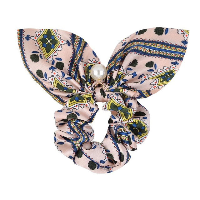 New Chiffon Bowknot Elastic Hair Bands - KiwisLove