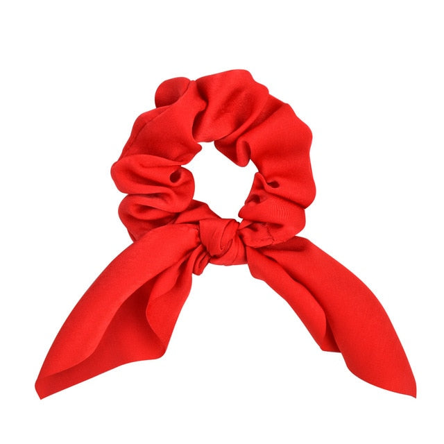 New Chiffon Bowknot Elastic Hair Bands - KiwisLove