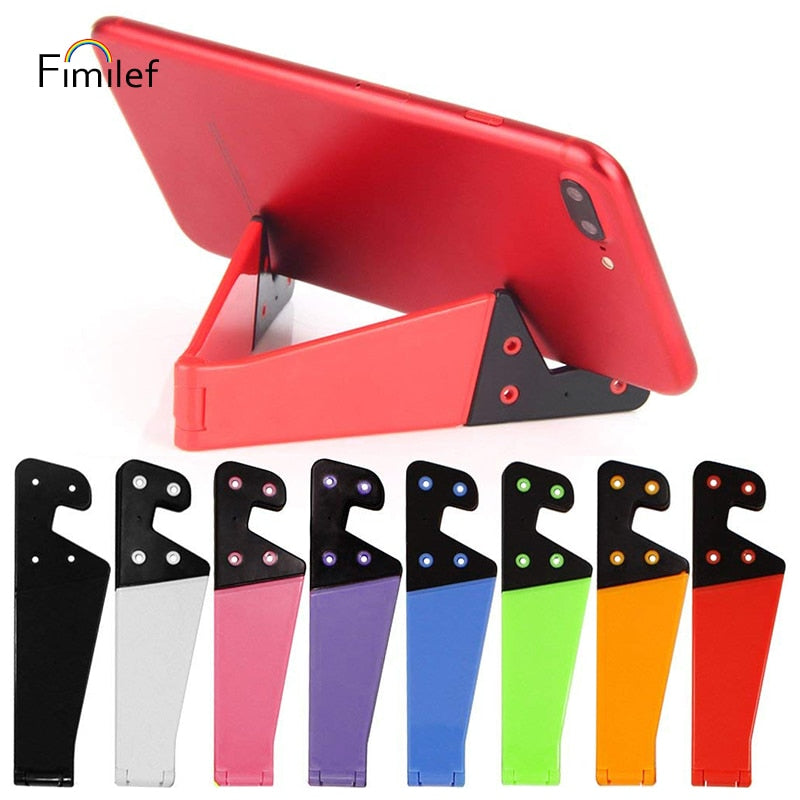 Fimilef Phone Holder Foldable Cellphone Support Stand for iPhone X Tablet Samsung S10 Adjustable Mobile Smartphone Holder Stand - KiwisLove