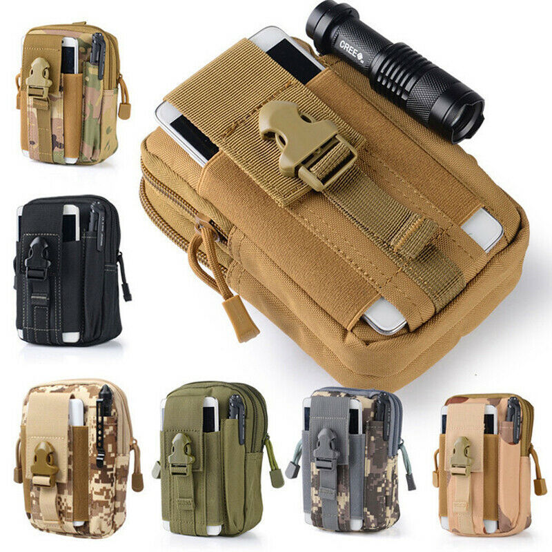 Tactical Waist Pack Belt Bag Camping Outdoor Military Molle Pouch Wallet Safety and Survival Tool Bag - KiwisLove
