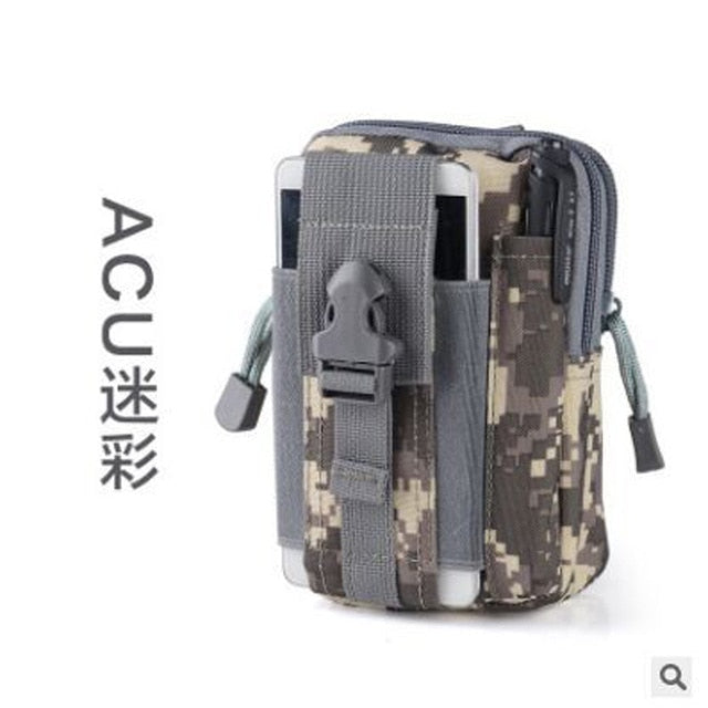 Tactical Waist Pack Belt Bag Camping Outdoor Military Molle Pouch Wallet Safety and Survival Tool Bag - KiwisLove