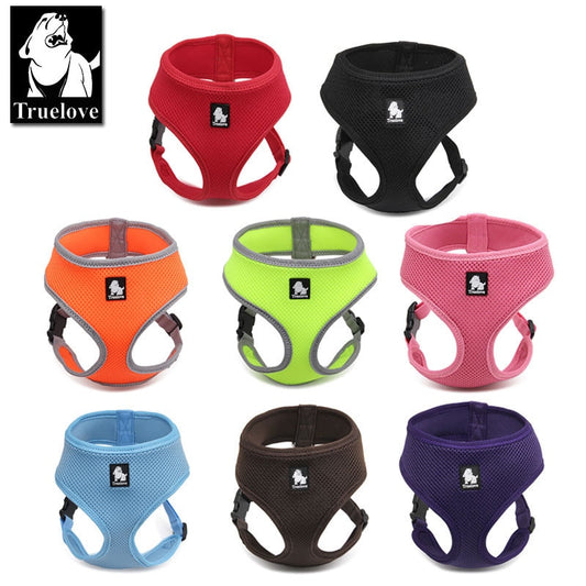Truelove Puppy Cat Dog Harness Breathable Mesh Nylon Soft Walk Vest Collar - KiwisLove