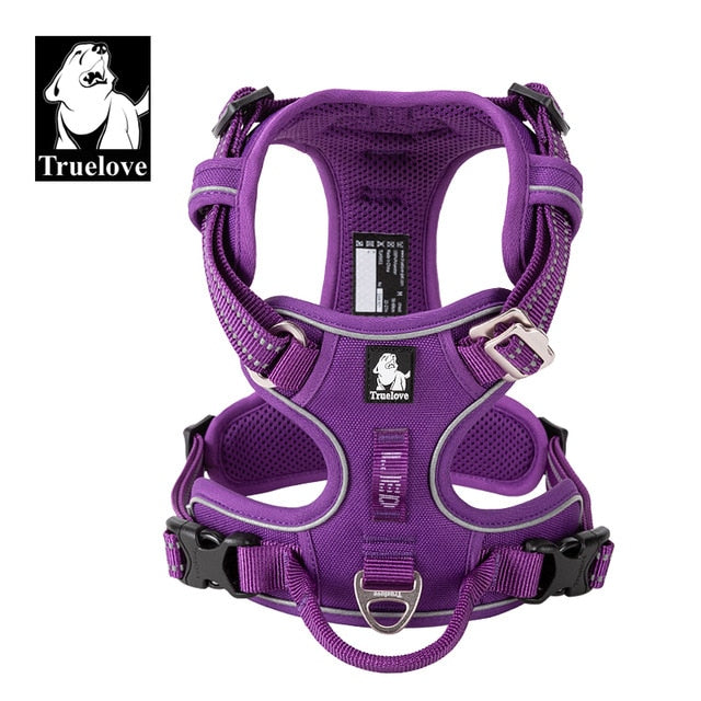 Truelove Reflective Nylon Dog Harness No Pull Adjustable - KiwisLove