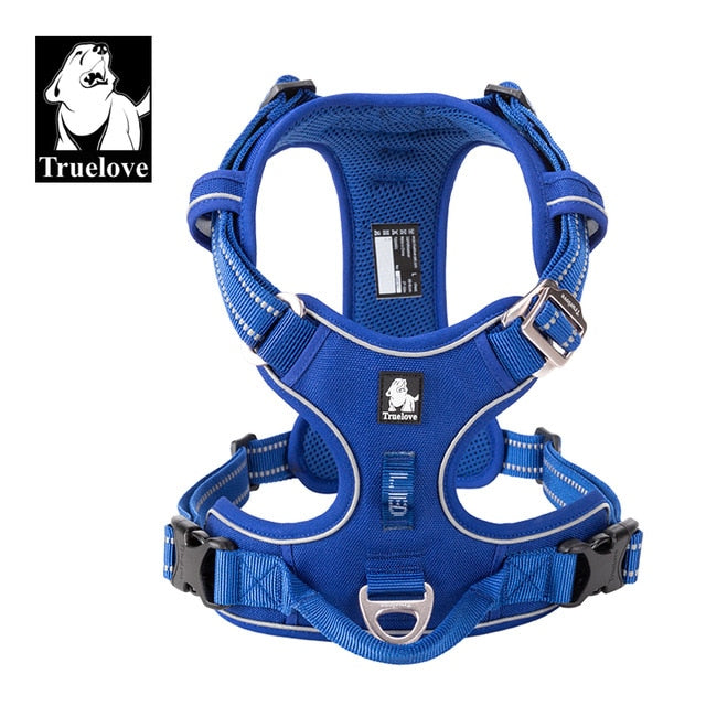 Truelove Reflective Nylon Dog Harness No Pull Adjustable - KiwisLove