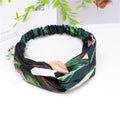 Bohemian Hair Bands Print Headbands Vintage Cross Turban Bandage - KiwisLove