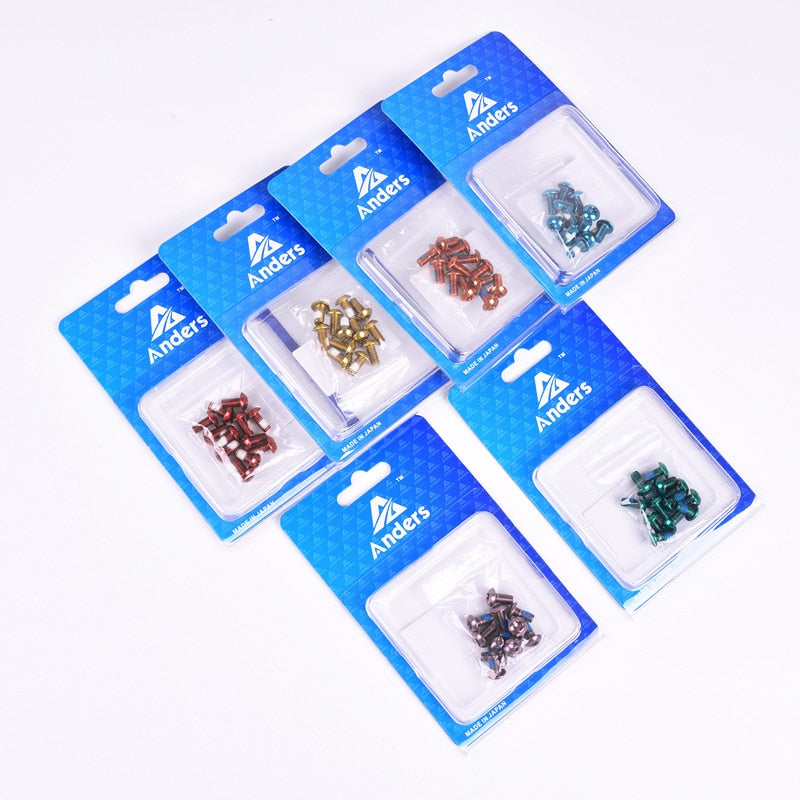 12PCS  Bicycle Disc Brake Rotor Torx Bolts  Fixing Screws T25 M5x10mm MTB Bike - KiwisLove