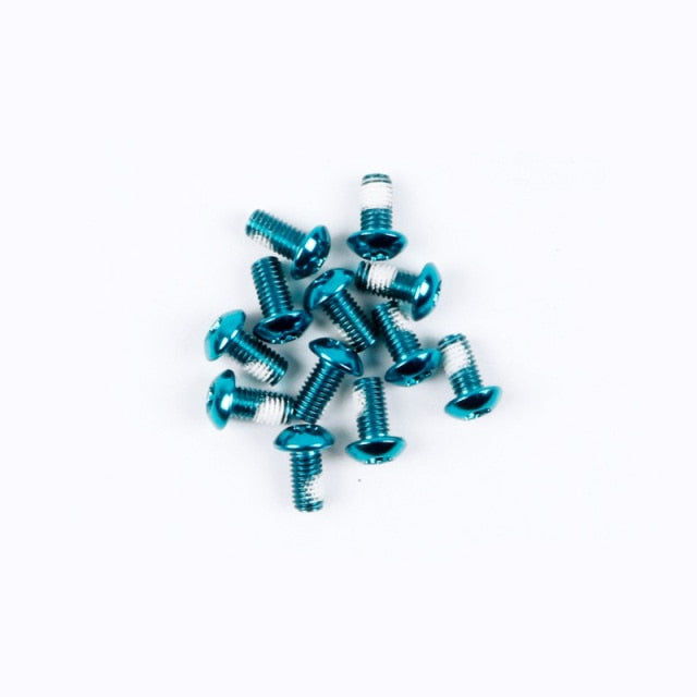 12PCS  Bicycle Disc Brake Rotor Torx Bolts  Fixing Screws T25 M5x10mm MTB Bike - KiwisLove