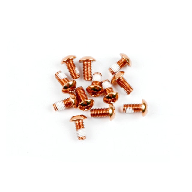 12PCS  Bicycle Disc Brake Rotor Torx Bolts  Fixing Screws T25 M5x10mm MTB Bike - KiwisLove