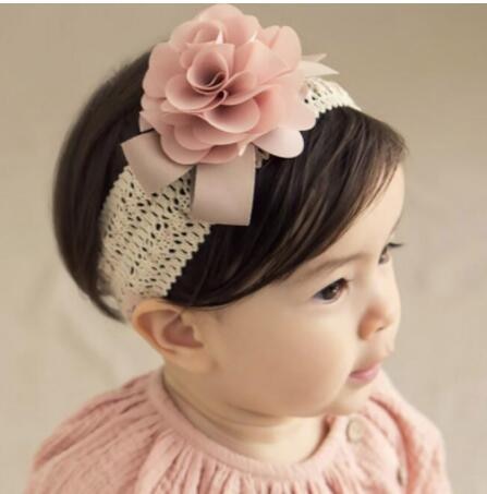 baby headband newborn flowers headbands baby girls - KiwisLove