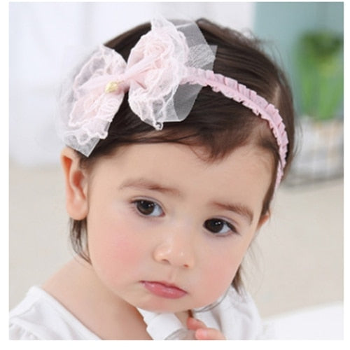 baby headband newborn flowers headbands baby girls - KiwisLove