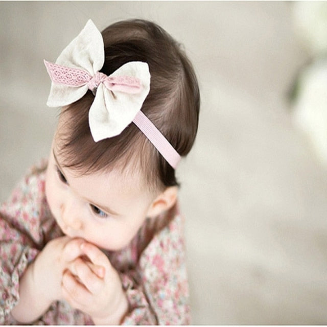 baby headband newborn flowers headbands baby girls - KiwisLove
